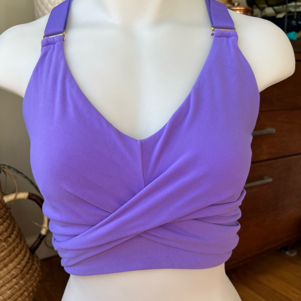 Buffbunny Purple Candy Wrap Sports Bra